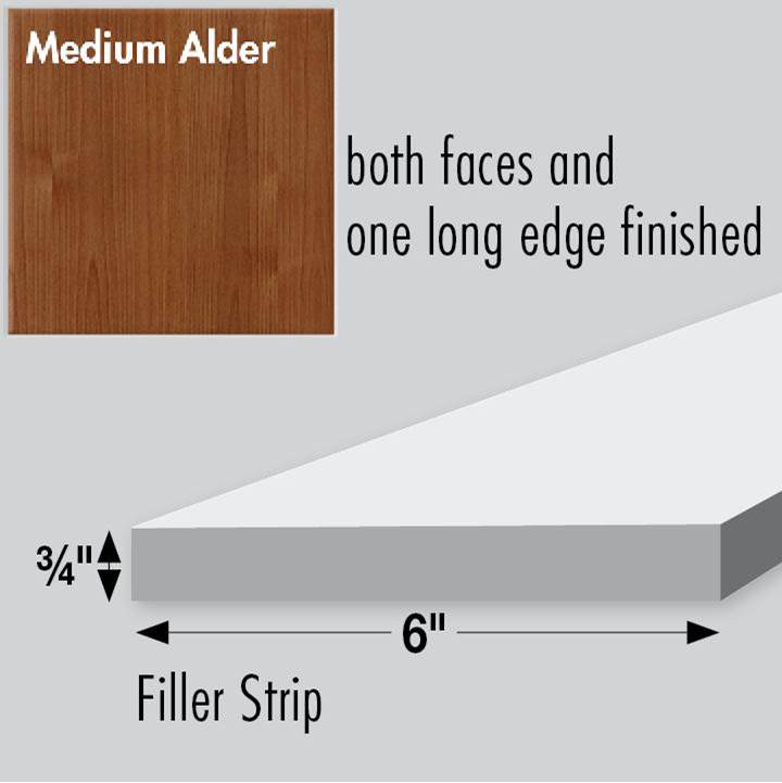 Strasser Woodenworks 6 X .75 X 36 SIMPLICITY FILLER MEDIUM ALDER