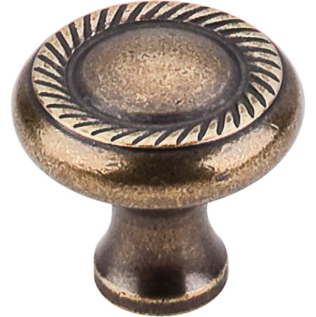Top Knobs Swirl Cut Knob 1 1/4 Inch German Bronze