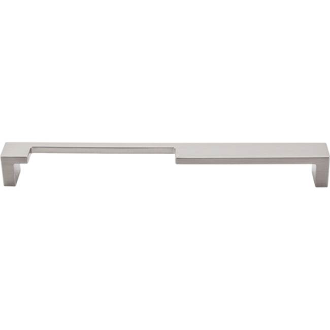 Top Knobs Modern Metro Notch Pull A 9 Inch (c-c) Brushed Satin Nickel