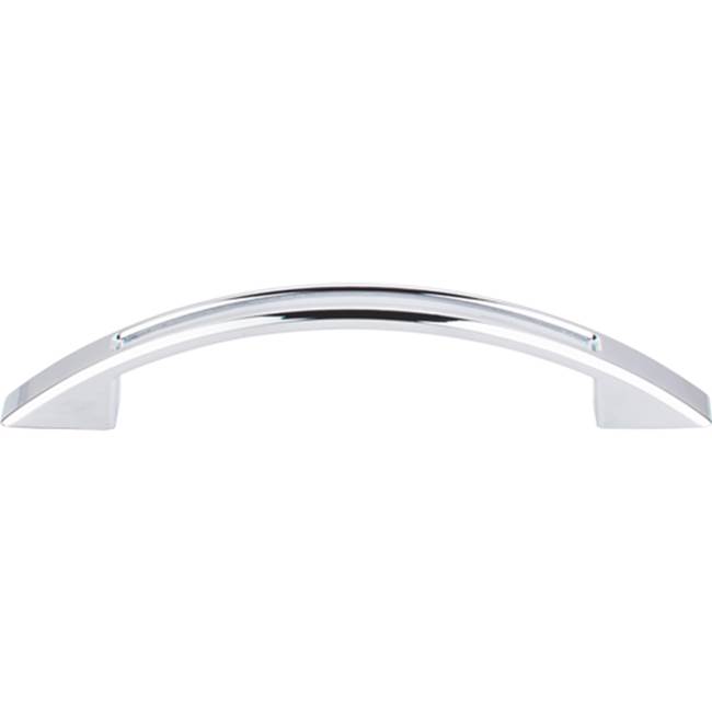 Top Knobs Tango Cut Out Pull 3 3/4 Inch (c-c) Polished Chrome
