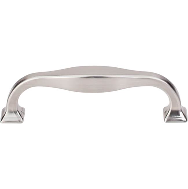 Top Knobs Contour Pull 3 3/4 Inch (c-c) Brushed Satin Nickel