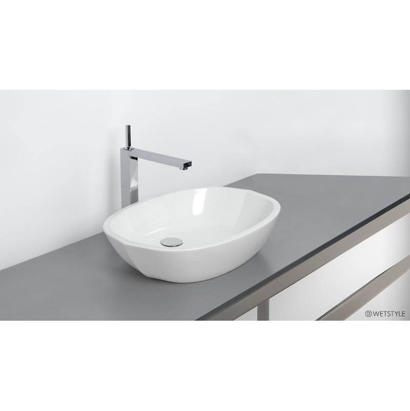 WETSTYLE Lav - Be - 21 X 15 X 4 - Above Mount Vessel - Nt O/F - White Matte