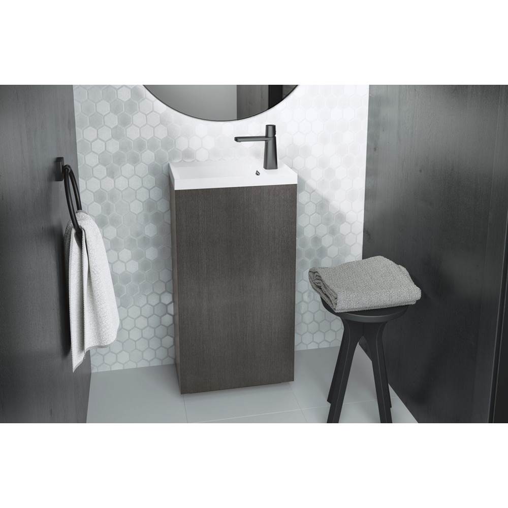 WETSTYLE Furniture ''Stelle'' - Pedestal No Door 18 X 12 - Lacquer Wetmar White High Gloss